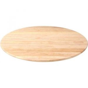 Continenta Plateau Tournant en Bois dHévéa plateau planche de rotation tournant plateau à fromage dimensions : Ø 40 x 35 cm