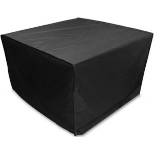 Housse de protection YSTP pour table de jardin carrée 130x130x75cm imperméable et résistante aux UV