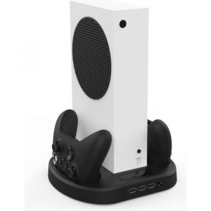 Socle pour Xbox One - MARQUE - Modèle - Support de refroidissement - Charge pour 2 manettes - Noir