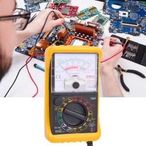 Mini multimètre à pointeur portable à plage manuelle Multimètre analogique Voltmètre Ampèremètre Outil de mesure avec NCV