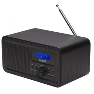 Denver DAB-30BLACK Radio portable 1W RMS - Personnel Num&eacute;rique Noir DAB + radio num&eacute;rique Fonctionne sur 230V ou piles