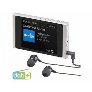 Radio de poche DAB+/FM - VR-Radio - DOR-350.mini - Rechargeable - &Eacute;couteurs inclus - &Eacute;cran couleur
