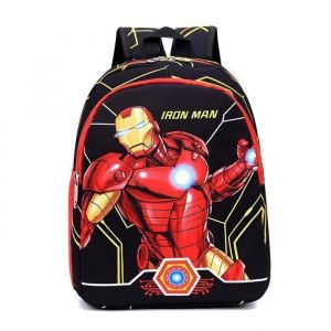 Sac à dos Iron Man pour petits enfants léger et imperméable pour lécole maternelle pour garçons et filles de 2 à 6 ansBleu
