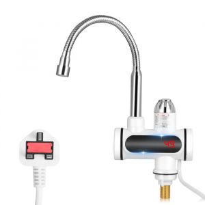 Robinet DEau Chaude Instantan&eacute;E 3000 W Robinet &eacute;Lectrique Avec Affichage de la Temp&eacute;Rature LED Chauffe-Eau du Robinet