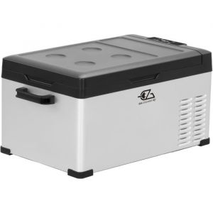 Glacière à compression - EZA - 25L - Refroidir/congeler - Prise allume-cigare - 12V / 24V / 220V - Gris