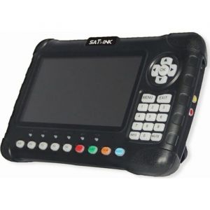 Mesureur de champ - SATLINK - WS-6980 - DVB-S2/DVB-T2/DVB-C - Écran 7 pouces - Analyseur de spectre