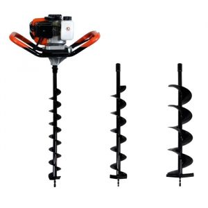 GT GARDEN - Tari&egrave;re thermique 52 cm3 3 CV + lot de 3 m&egrave;ches (80 100 et 150 mm)