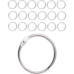 Lot de 20 anneaux de rideau de douche en mtal ronds ouvrables de 50 mm pour salle de bain et maison couleurs multipl ABRI DE JARDIN