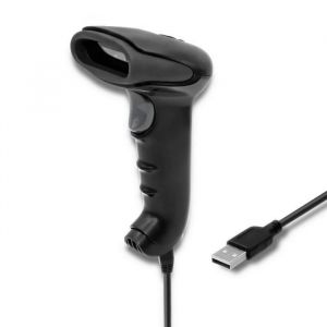 Scanner - QOLTEC - Sans fil - Résolution optique 600 Dpi - Numérisation 1D et 2D - Noir