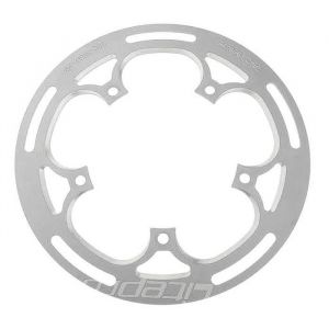 Protège-plateau de vélo HOMYL - 52T - 130 BCD - Alliage daluminium - Argent