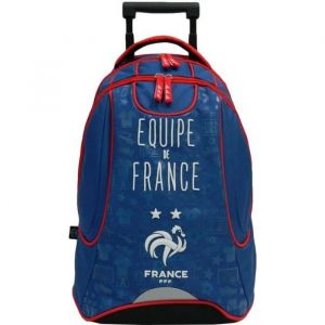 Sac  à  dos à roulettes FFF - Collection officielle Equipe de France de football