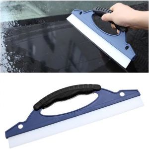Raclette à VitreRaclette De Séchage LavageGrattoir en SiliconeRaclette de Douche à Suspendrepour Pare-brise De VoitureCarreaux