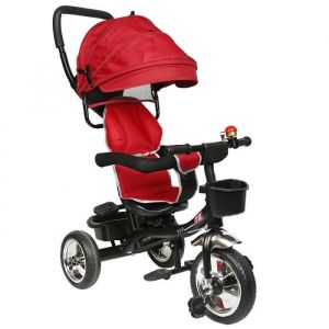 Tricycle &eacute;volutif 4 en 1 pour b&eacute;b&eacute; ou enfant de 1 &agrave; 5 ans - Rouge