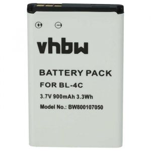 vhbw Batterie compatible avec Doro Primo 401 2424 1360 2414 DFC-0160 smartphone (900mAh 37V Li-ion)