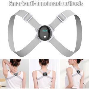 Correcteur de Posture Dos Homme Femme Réglable avec Rappel Vibration Redresse Dos Invisible Ceinture Dorsale pour Maintien Dos