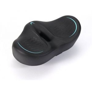 Selle de v&eacute;lo extra-large pour femmes et hommes confortable extra-large coussin moelleux respirante ergonomique