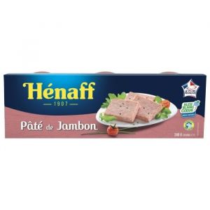 HENAFF - Pâté De Jambon Fumé 240G - Lot De 4