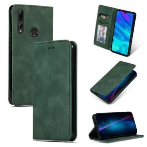 Coque Huawei P Smart 2019/Honor 10 Lite Housse (6.21) Pochette Antichoc Protection Flip Etui avec Support Vert