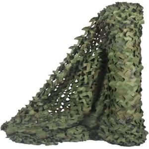 Filet de Camouflage Blanc Voile dombrage rectangulaire design ombri&egrave;re camouflage 3x4 m blanc