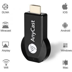 Cl&eacute; HDMI TV AnyCast Plus 1080P 3D WiFi Mini r&eacute;cepteur sans fil avec r&eacute;cepteur daffichage pour IOS pour iPhone iPad-keeper