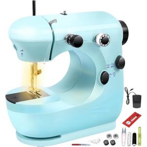 MARGAUX LONNBERG-Machine a Coudre Couture  Machine &agrave; Coudre Portable pour Enfant D&eacute;butant LED Professionnelle Mini Machine C[J78]