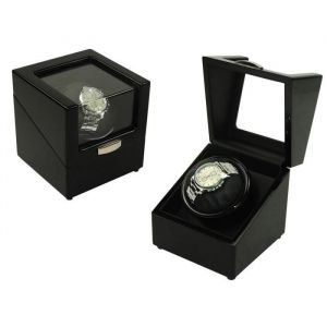 Boite &agrave; montres &agrave; remontoir automatique noire - DESIGNETSAMAISON