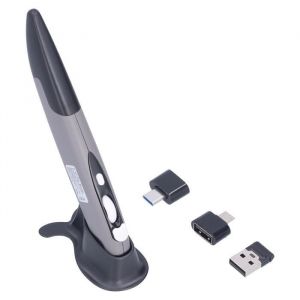 Stylo souris Stylo de souris sans fil 2.4G créativité extrêmement efficace stylet informatique dordinateur Gris noir