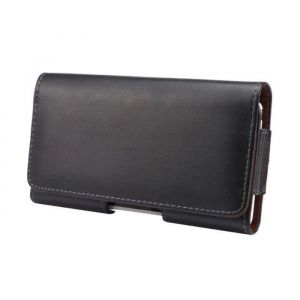 pour SAMSUNG GALAXY S23 ULTRA (2023) Étui en Cuir Véritable Housse Clip Ceinture Pince Horizontal - Noir