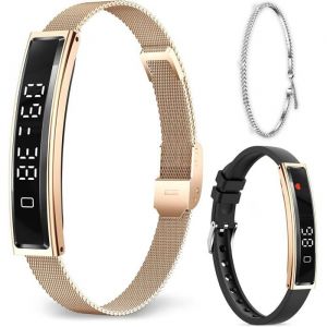 Smartband Montre Connectée FemmeSurveillance Sommeil/Fréquence Cardiaque/Spo212 Modes SportifsRappel DAppelApplication Gra