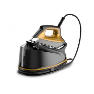 Centrale vapeur Rowenta DG7644 Compact Steam Pro 2200 W - Effet pressing 325 g/min - Capacit&eacute; 11 l - Noir/jaune
