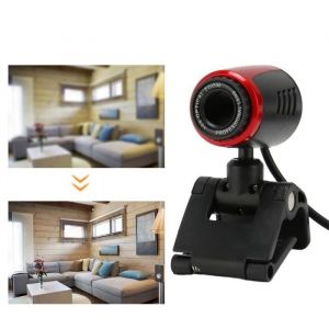 SURENHAP Cam&eacute;ra USB USB2.0 avec MIC HD Webcam cam&eacute;ra Web Cam 360 degr&eacute;s pour ordinateur PC portable pour Skype informatique boite