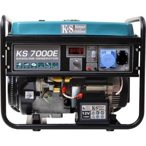 Groupe électrogène - Konner & Sohnen - KS 7000E - 5500W - Essence - Démarrage manuel