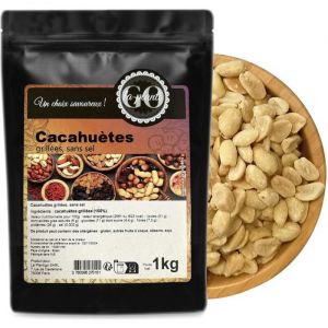 Cacahuètes grillées (sans sel) 1 kg - LA PLANTIGO