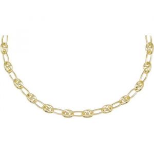 Collier Or Jaune Véritable - Homme ou Femme - Grain de Café
