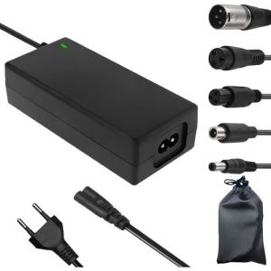 Chargeur Trotinette Electrique 42V/36V 2A Chargeur Hoverboard Hoverboard Scooter Electrique Universel Chargeur de Batterie