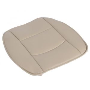 SURENHAP Housse de siège avant Coussin de Siège de Remplacement de Voiture en Cuir PU Protecteur de Siège Avant moto housse Beige