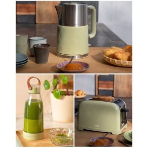 Pack d&eacute;jeuner - LIVOO - Ensemble petit-d&eacute;jeuner - Bouilloire 17L - Grille-pain 7 niveaux - Blender nomade