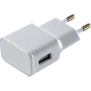 [Compatible Samsung Galaxy J1-J3-J5-J7-2015-2016-2017-J6-J6PLUS] Chargeur Secteur Blanc Port Micro USB Prise Murale [Phonillico®]