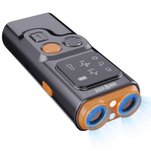 Anti aboiement chien ultrason - INNOVTEC - LED &eacute;cran 800mah - 3 vitesses r&eacute;glage usb  avec laser et lampe de poche