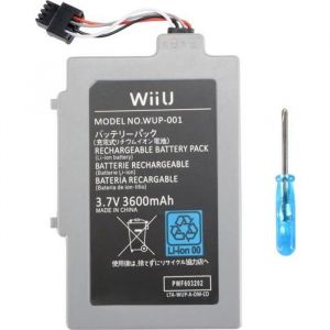Batterie rechargeable - Nintendo - Wii U - 3.7V - 3000mAh - Gris