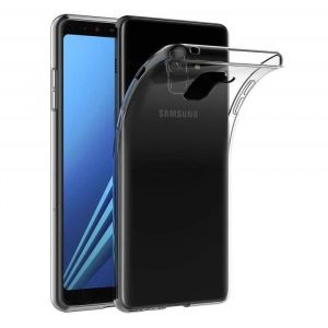 Samsung Galaxy A8 Plus 2018 Transparente Silicone Coque Housse Etui Case