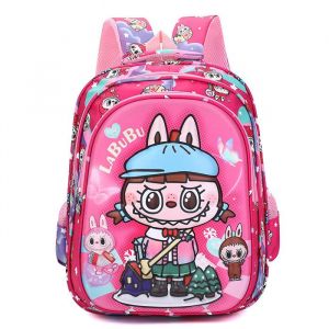 ECELEN Sac à Dos Enfant LABUBU – Tissu Oxford Imperméable – Motif Kawaii – Cartable Maternelle/Primaire – 30x41 cm-3 Style