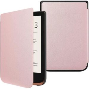 Housse Coque - Vivlio - Touch Lux 5/4/HD - Or Rose - Support - Sommeil R&eacute;veil Automatique