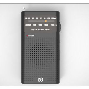 Radio Portable Poste Radio Transistor Radio de Poche Petite FM AM Radio et Haut-Parleur Excellente Réception