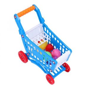 VINGVO caddie dépicerie pour enfants Ensemble de chariot de courses pour enfants Chariot de courses éducatif pour enfants Jouets