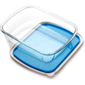 Plat À Lasagnes Rectangulaire En Verre Avec Couvercle En Plastique Sans Bpa 23 X 29 Cm Grand Plat À Lasagnes Profond Pour Four