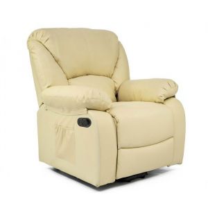 Fauteuil de relaxation massant chauffant BEIGE