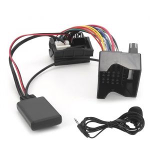 SURENHAP C&acirc;ble AUX-IN C&acirc;ble 5.0 AUX-IN de Voiture Adaptateur Convient pour C2/ C3/ C4/ C5/ C6 avec Microphone video autoradio