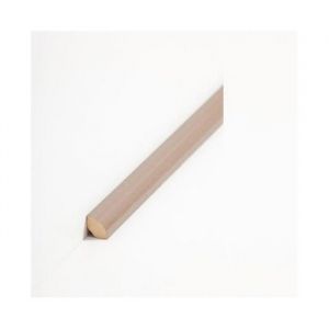 Quart de rond en bois massif 14 x 14 x 2000 mm Plinthe Marron by PROVISTON