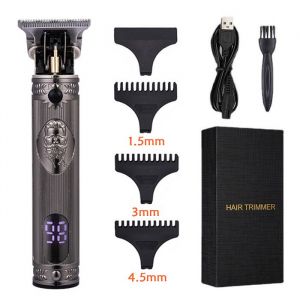 T9 tondeuse &agrave; cheveux barbe ra corps tondeuse tondeuses pour hommes &eacute;lectrique hommes coupe de cheveux Machine 0mm r rasoir
